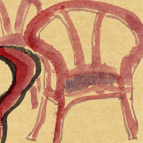 红椅子 局部图