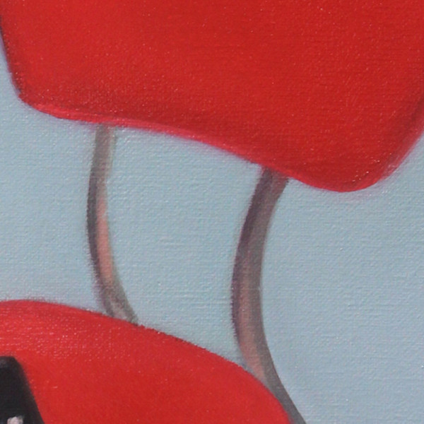 红色椅子－杀西瓜 局部图