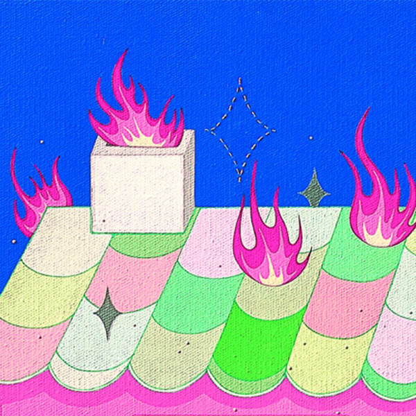 燃烧的房子 局部图