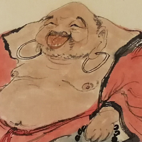 布袋和尚 局部图