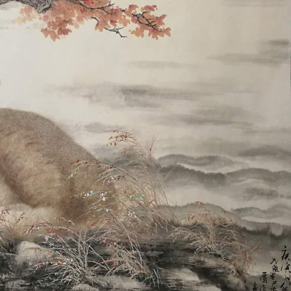 双狮图 局部图