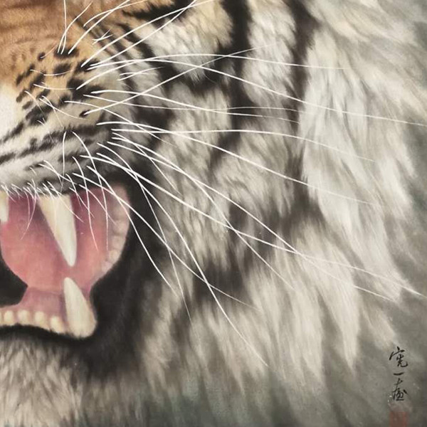 无题（虎头） 局部图