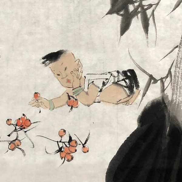 秋日童趣 局部图