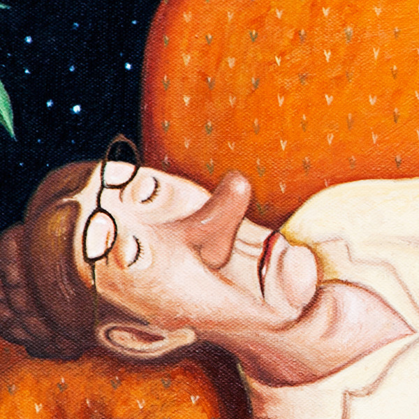 月夜繁星 局部图