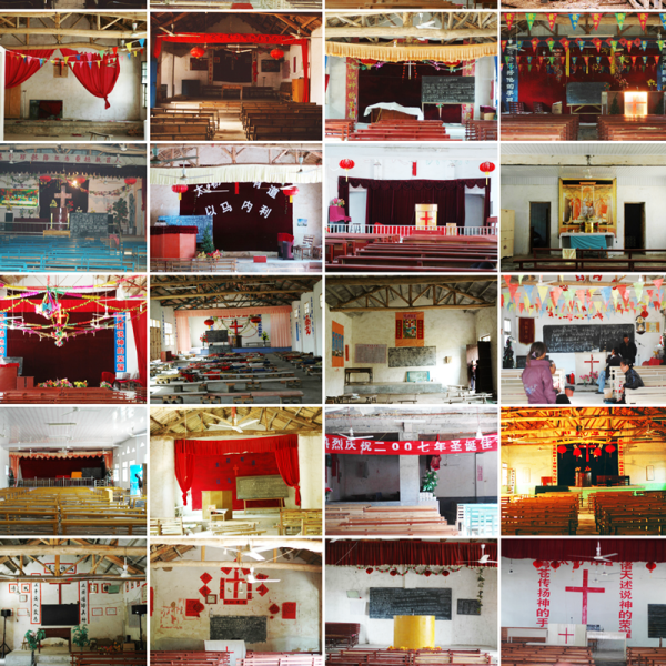 中国乡村教堂系列之内景 局部图