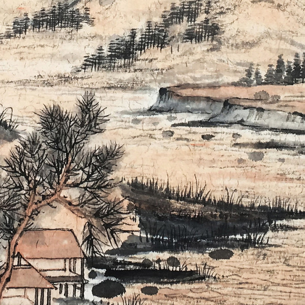 山居图五 局部图