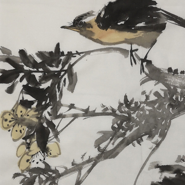 鸟语花香 局部图