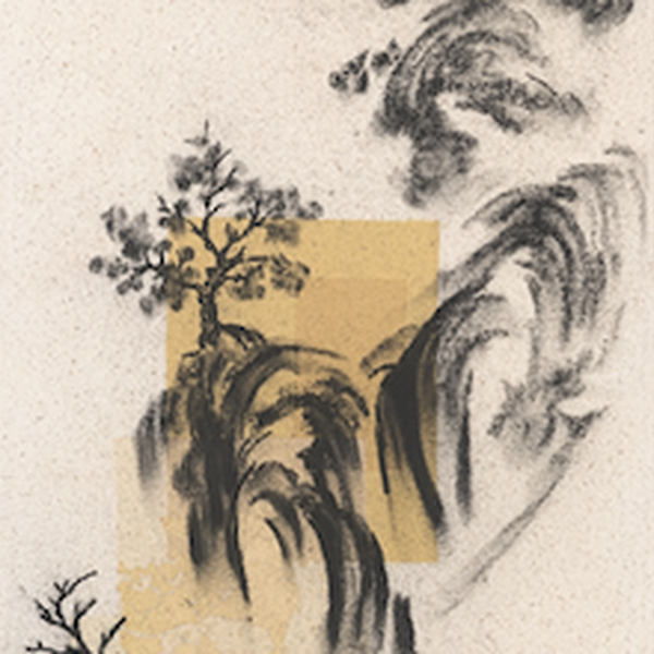  No.2 再造山水(六联屏风)  局部图