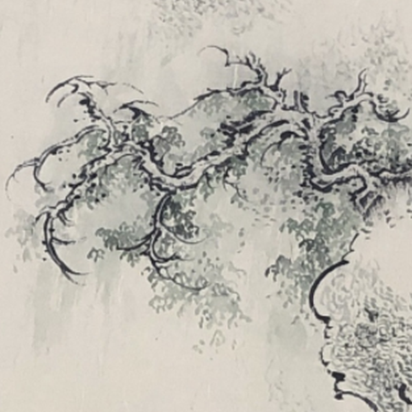 青玉案-水天一色 局部图