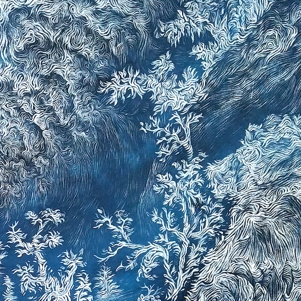 雪夜访友 局部图