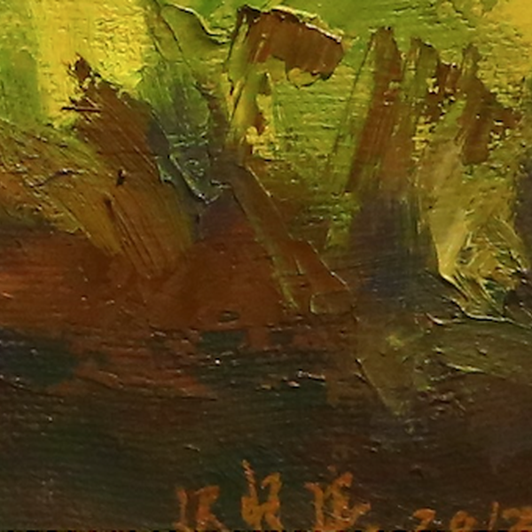 普希金山风景 局部图