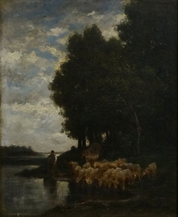 河边牧羊
