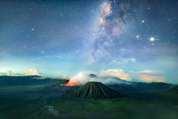 布罗莫火山星空-1