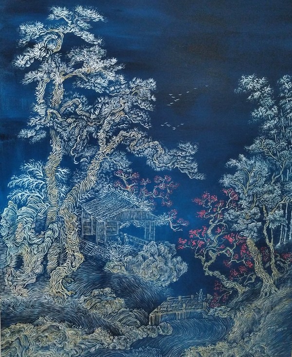 吟梅图