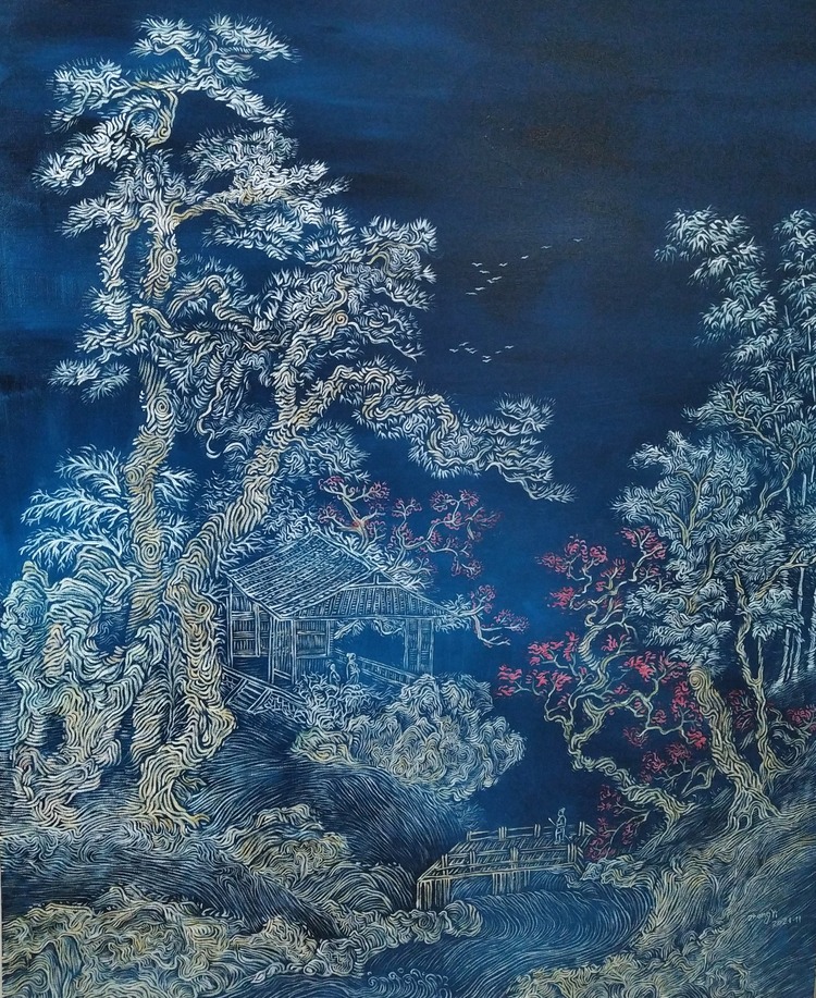吟梅图