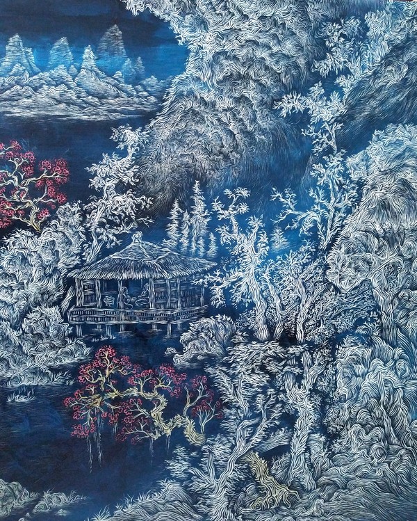 雪夜访友